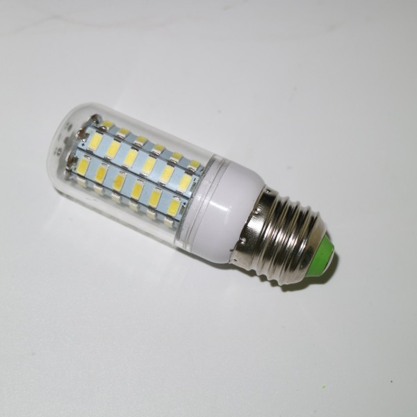 6W 56LEDs 220V 5730SMD Corn Bulbs Light E27 5730 56LEDs Lamps High Brightness,led E27 lamp light ,6000-6500K (Cool white
