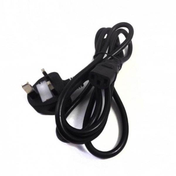3M UK Computer Power Cord 3 Pin Mains Lead - C13 Full copper 0.75mm2